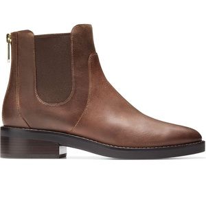 Cole Han Leather Ankle Boots 6.5 US